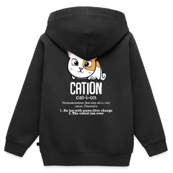 Chemist - Kids Premium Organic Zip-up Hoodie - black - Back - AI Model Kid Male (0cm)