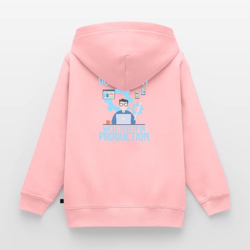 Programmeur codeur programmation informatique codeur Sweat Premium à capuche zippé enfant bio