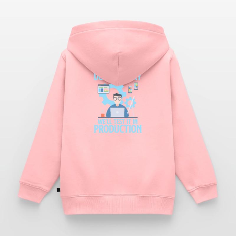 Programmeur codeur programmation informatique codeur Sweat Premium à capuche zippé enfant bio