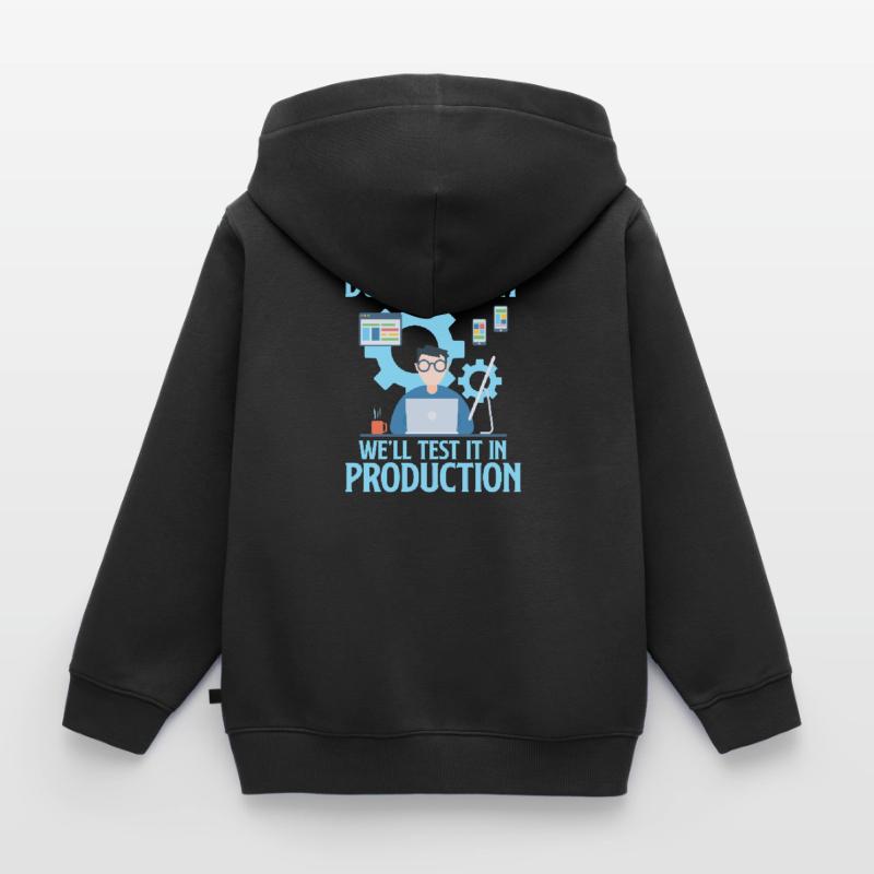 Programmierer Code Informatik Coder Programmieren Kinder Premium Organic Zip Hoodie