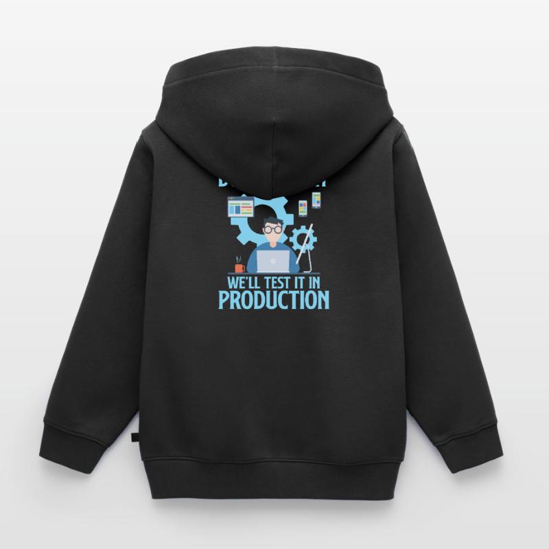 Programmierer Code Informatik Coder Programmieren Kinder Premium Organic Zip Hoodie