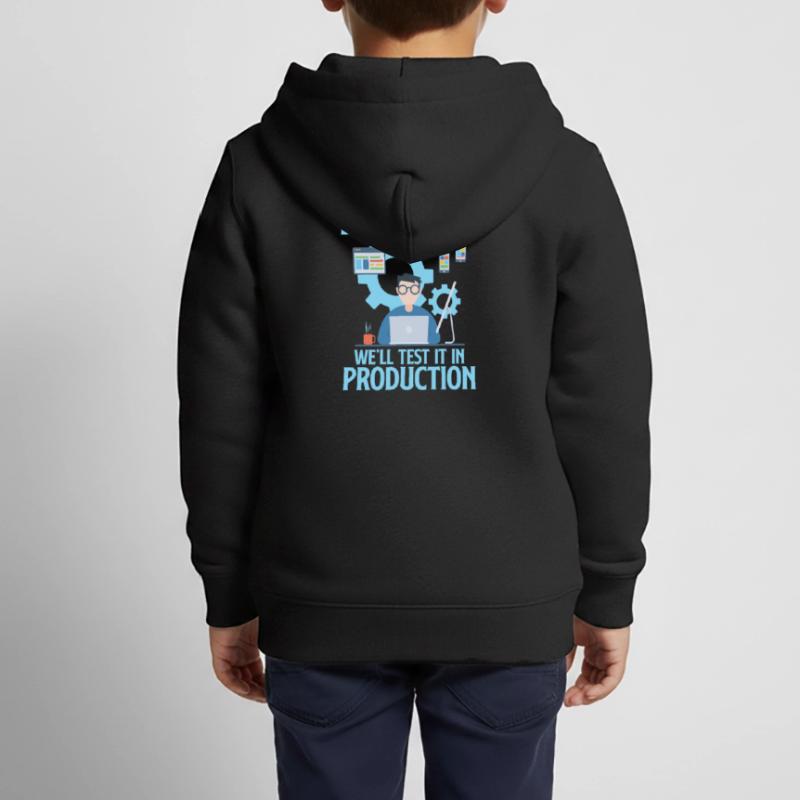 Programmierer Code Informatik Coder Programmieren Kinder Premium Organic Zip Hoodie