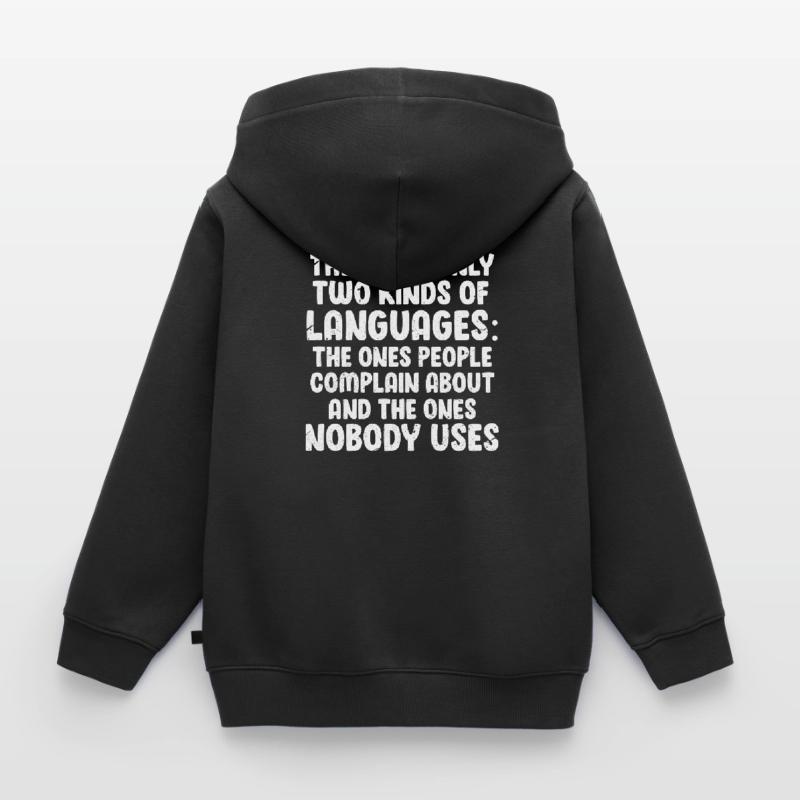 Programmierer Code Informatik Coder Programmieren Kinder Premium Organic Zip Hoodie