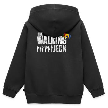 Köln Kölsch Kölle Karneval Jeck Kostüm - Kinder Premium Organic Zip Hoodie - Schwarz - Hinten - AI Model Kid Male (0cm)