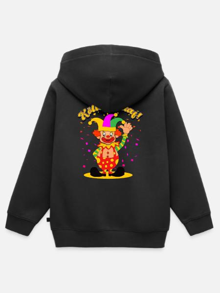 Karneval Köln - Kinder Premium Organic Zip Hoodie - Schwarz