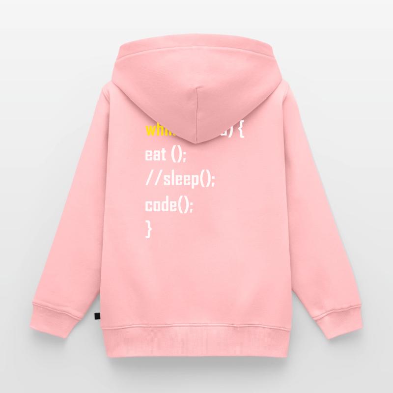 Cadeau de programmation programmeur Sweat Premium à capuche zippé enfant bio