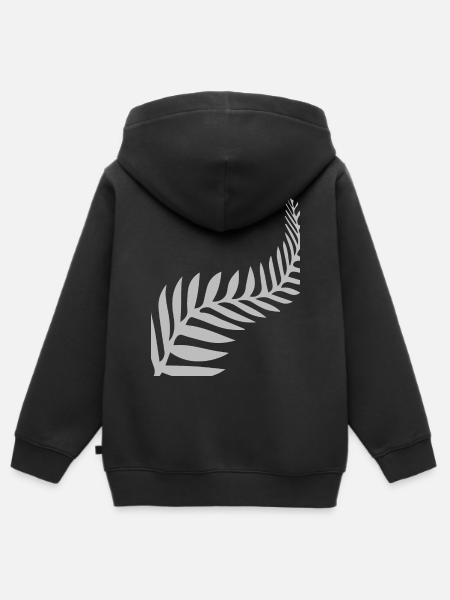Maori Feder Federn - Kinder Premium Organic Zip Hoodie - Schwarz