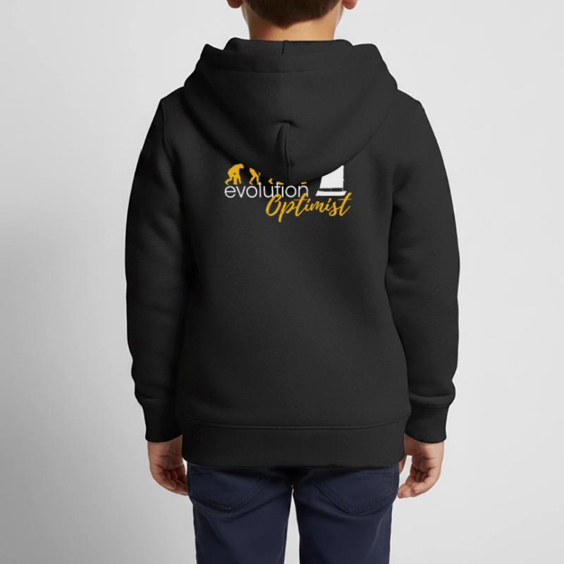 Evolution Of Optimists Kids Premium Organic Zip-up Hoodie