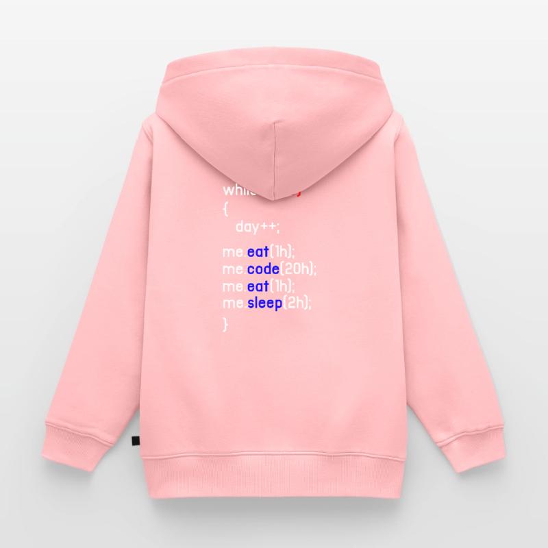 HTML Coding Coder Programmierer Programmierung PC Geschenk Kinder Premium Organic Zip Hoodie