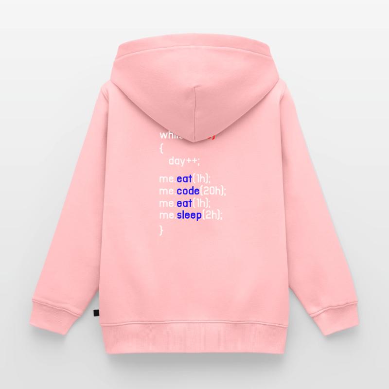 HTML Coding Coder Programmierer Programmierung PC Geschenk Kinder Premium Organic Zip Hoodie
