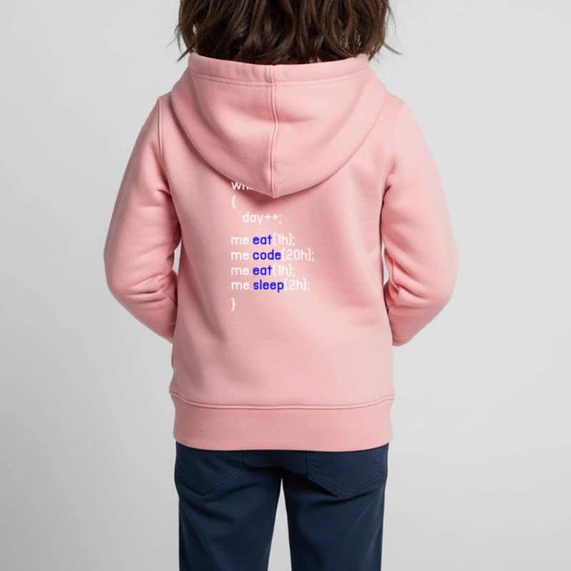 HTML Coding Coder Programmierer Programmierung PC Geschenk Kinder Premium Organic Zip Hoodie