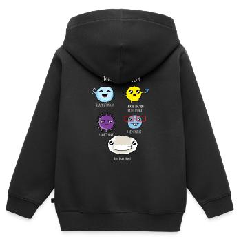 Immunsystem Zellen des Körpers, Biologie - Kinder Premium Organic Zip Hoodie - Schwarz - Hinten - AI Model Kid Male (0cm)
