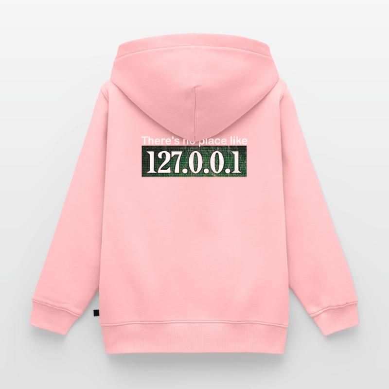 Computer Science Hacker Programmer Binary Pc Computer Kids Premium Organic Zip-up Hoodie