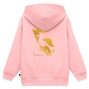 Inline Skater Rollerblading Roller Skates - Kids Premium Organic Zip-up Hoodie - rose - Back - AI Model Kid Female (0cm)