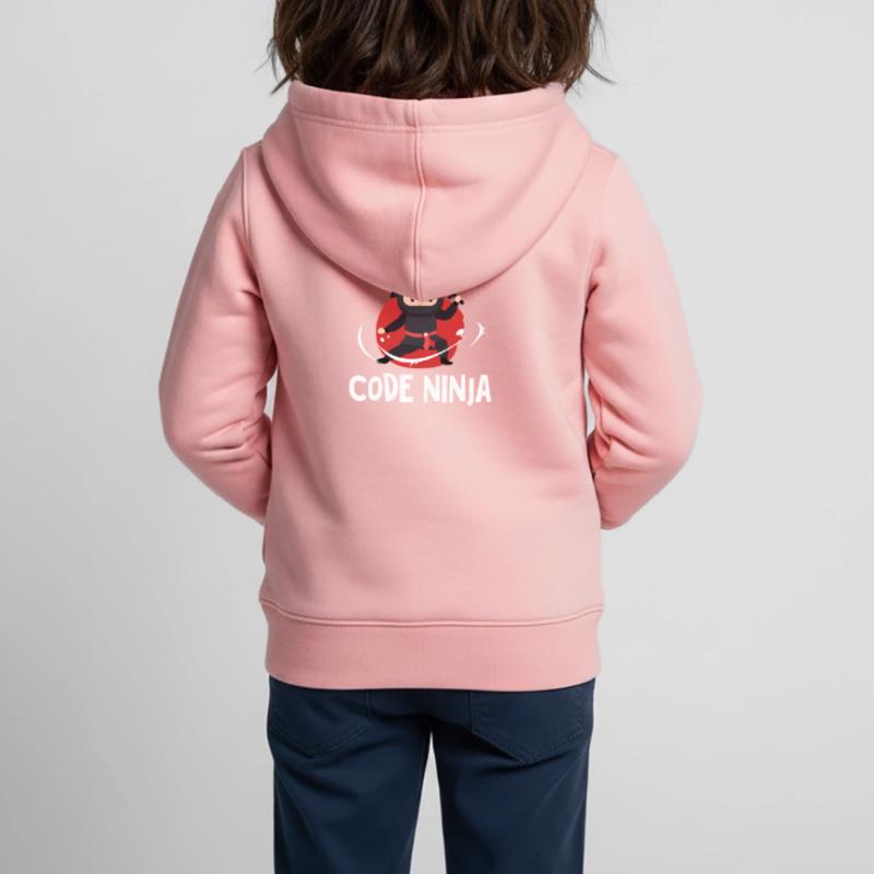 Code Ninja Programmierung Kinder Premium Organic Zip Hoodie