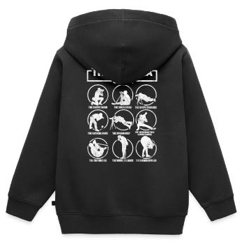 Photographer digital camera gift single lens reflex - Kids Premium Organic Zip-up Hoodie - black - Back - AI Model Kid Male (0cm)