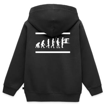 Chemie Periodensystem Molekül Atom Biochemie - Kinder Premium Organic Zip Hoodie - Schwarz - Hinten - AI Model Kid Male (0cm)