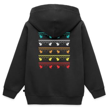 Hängende Scheinwerfer Lighting Engineer Light Job - Kinder Premium Organic Zip Hoodie - Schwarz - Hinten - AI Model Kid Male (0cm)