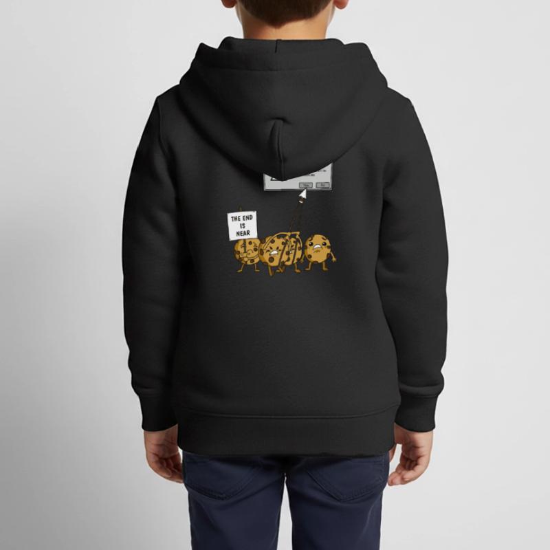 Delete All Cookies Funny Computer Programmer Kinder Premium Organic Zip Hoodie