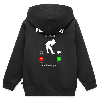 Fotograf Kamera Spiegelreflex Objektiv Foto Camera - Kinder Premium Organic Zip Hoodie - Schwarz - Hinten - AI Model Kid Male (0cm)