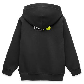 40. Geburtstag Tennisspieler Tennis - Kinder Premium Organic Zip Hoodie - Schwarz - Hinten - AI Model Kid Male (0cm)