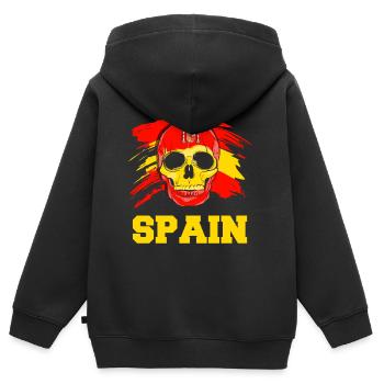 Spanien Tshirt Andalusien Spain Matador Geschenk - Kinder Premium Organic Zip Hoodie - Schwarz - Hinten - AI Model Kid Male (0cm)