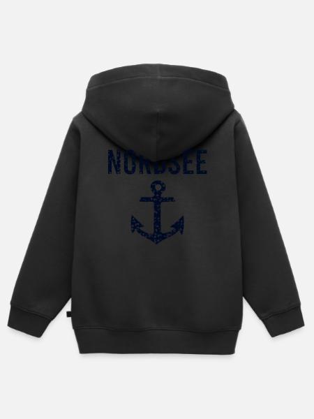 Nordsee - Kinder Premium Organic Zip Hoodie -