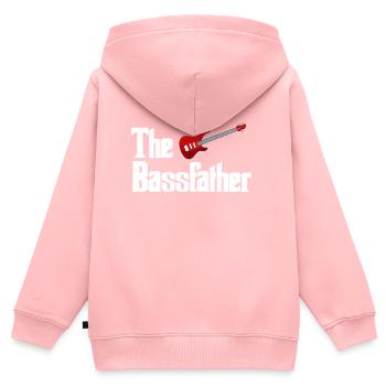Bassist - Sweat Premium à capuche zippé enfant bio - rose - Dos - AI Model Kid Female (0cm)