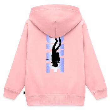 Scuba diving Freediving Snorkeling - Kids Premium Organic Zip-up Hoodie - rose - Back - AI Model Kid Female (0cm)