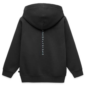 Kaiserslautern - Kinder Premium Organic Zip Hoodie - Schwarz - Hinten - AI Model Kid Male (0cm)