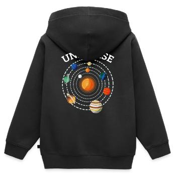 Venus Occupy Mars T-shirt Terraform Cadeau De Chemise - Sweat Premium à capuche zippé enfant bio - noir - Dos - AI Model Kid Male (0cm)