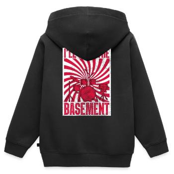 I set the pace before drummers drummers - Kids Premium Organic Zip-up Hoodie - black - Back - AI Model Kid Male (0cm)