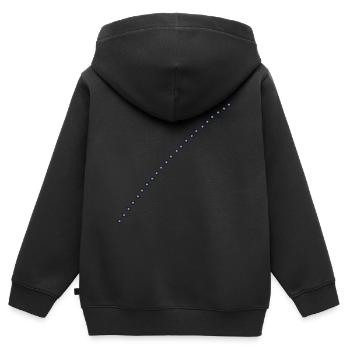 (star link) - Kinder Premium Organic Zip Hoodie - Schwarz - Hinten - AI Model Kid Male (0cm)
