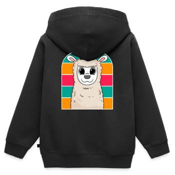Doctorate Doctoral Thesis Doctoral Degree - Kids Premium Organic Zip-up Hoodie - black - Back - AI Model Kid Male (0cm)