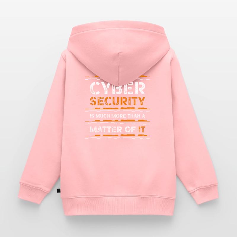 Coding Computer Security Code Monkey Data Science Kids Premium Organic Zip-up Hoodie