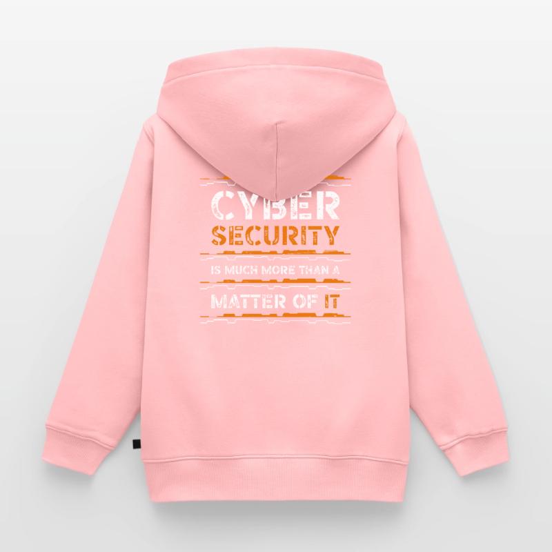 Coding Computer Security Code Monkey Data Science Kids Premium Organic Zip-up Hoodie