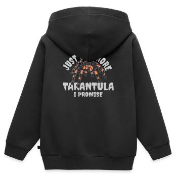 Juste une tarentule de plus que je promets araignée arachnide - Sweat Premium à capuche zippé enfant bio - noir - Dos - AI Model Kid Male (0cm)