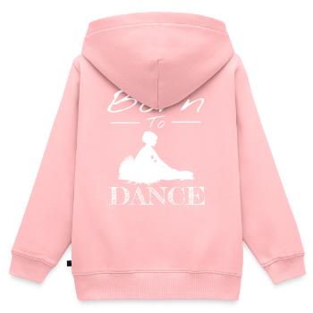 Born to dance Born to Dance Klassische Tänzerin - Kinder Premium Organic Zip Hoodie - Rosa - Hinten - AI Model Kid Female (0cm)