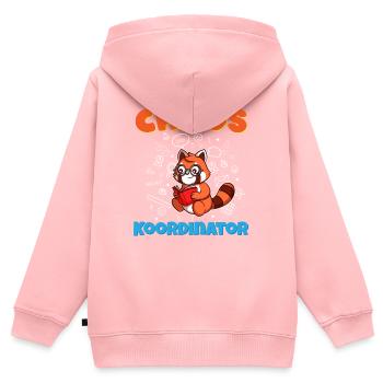 Chaos Koordinator Erzieher Kindergarten Erzieherin - Kinder Premium Organic Zip Hoodie - Rosa - Hinten - AI Model Kid Female (0cm)