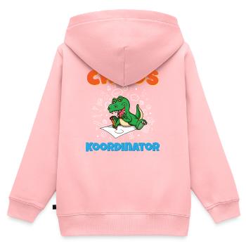 Chaos Koordinator Erzieher Kindergarten Erzieherin - Kinder Premium Organic Zip Hoodie - Rosa - Hinten - AI Model Kid Female (0cm)