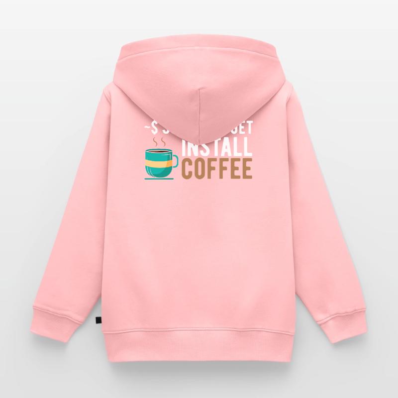 Linux Software Open Source Computer Informatik-Stu Kinder Premium Organic Zip Hoodie