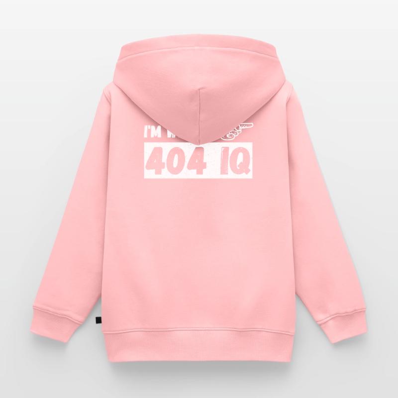 I'm with Stupid 404 Error Programmer Coding Kinder Premium Organic Zip Hoodie
