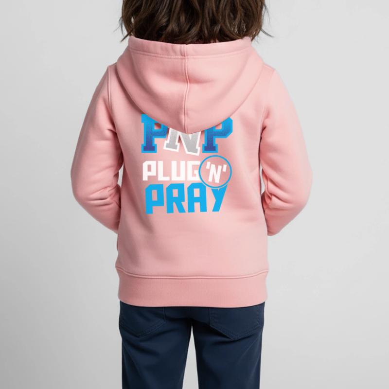 PnP = Plug'n'Pray Programming Programmer Coding Kinder Premium Organic Zip Hoodie