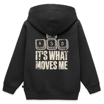 Pc Gaming Gamer - Kids Premium Organic Zip-up Hoodie - black - Back - AI Model Kid Male (0cm)