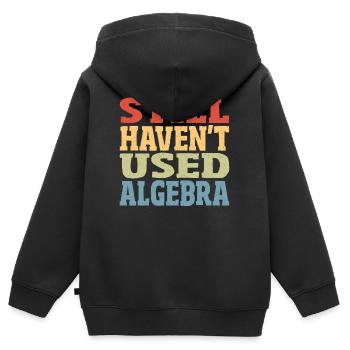 Geometry Graph Calculus Algebra Teacher Must Haves - Kids Premium Organic Zip-up Hoodie - black - Back - AI Model Kid Male (0cm)