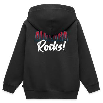 Algebra-Liebhaber Mathematiker Algebra-Lehrer - Kinder Premium Organic Zip Hoodie - Schwarz - Hinten - AI Model Kid Male (0cm)