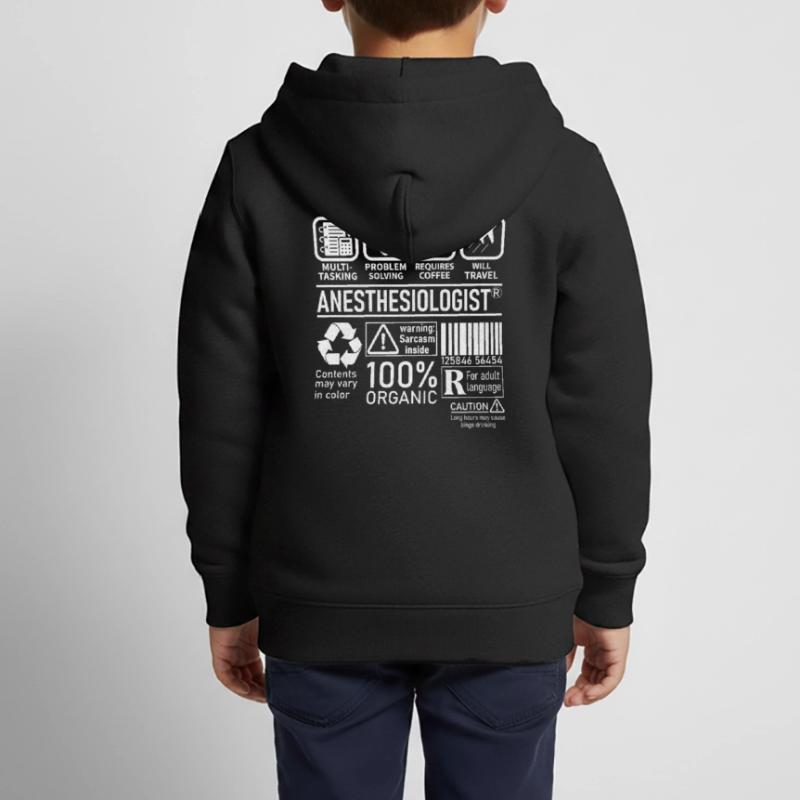 Anesthesiologist multi tasking problem solving Kids Premium Organic Zip-up Hoodie
