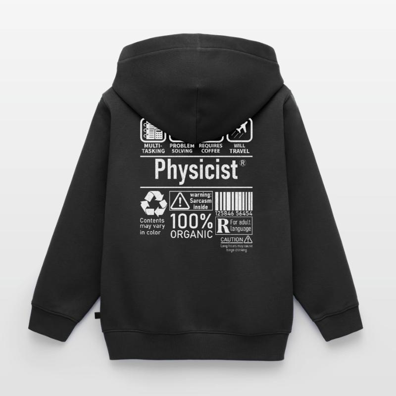 Physicist Specialist multi tasking problem solving Kids Premium Organic Zip-up Hoodie
