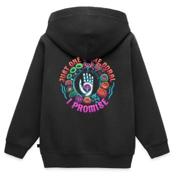 Coral Breeding Coral Breeders - Kids Premium Organic Zip-up Hoodie - black - Back - AI Model Kid Male (0cm)