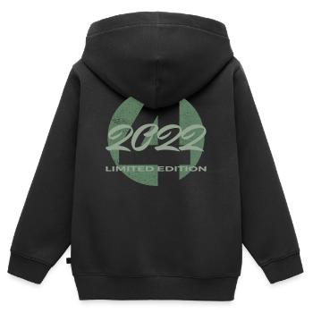 4th Birthday 2022 Boys and Girls Gift - Kids Premium Organic Zip-up Hoodie - black - Back - AI Model Kid Male (0cm)